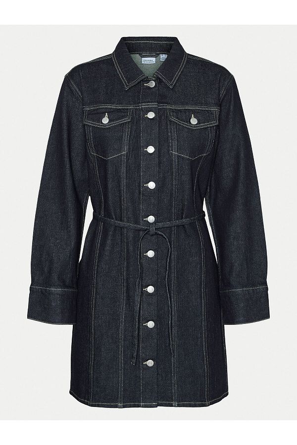 Vero Moda-vero moda Rochie din denim pentru femei 10321127 Bleumarin 1