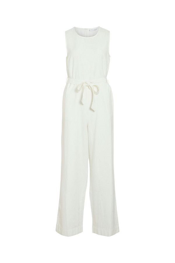 VILA-vila Women's Jumpsuit 14104792 White 1