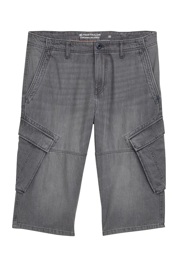 Tom Tailor-Men's Denim Shorts 1044977 Gray 1