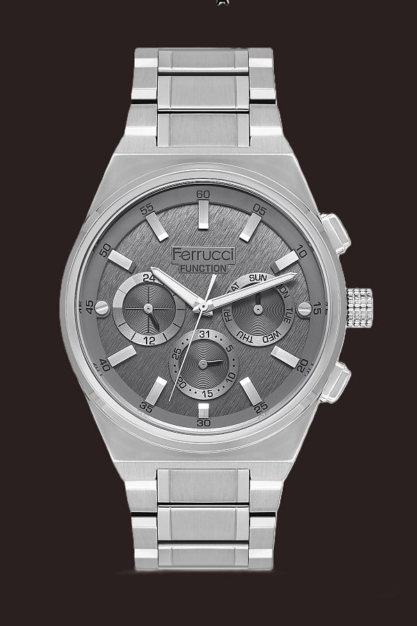 Ferrucci-Function All Functions Active Calendar Men's Wristwatch 1