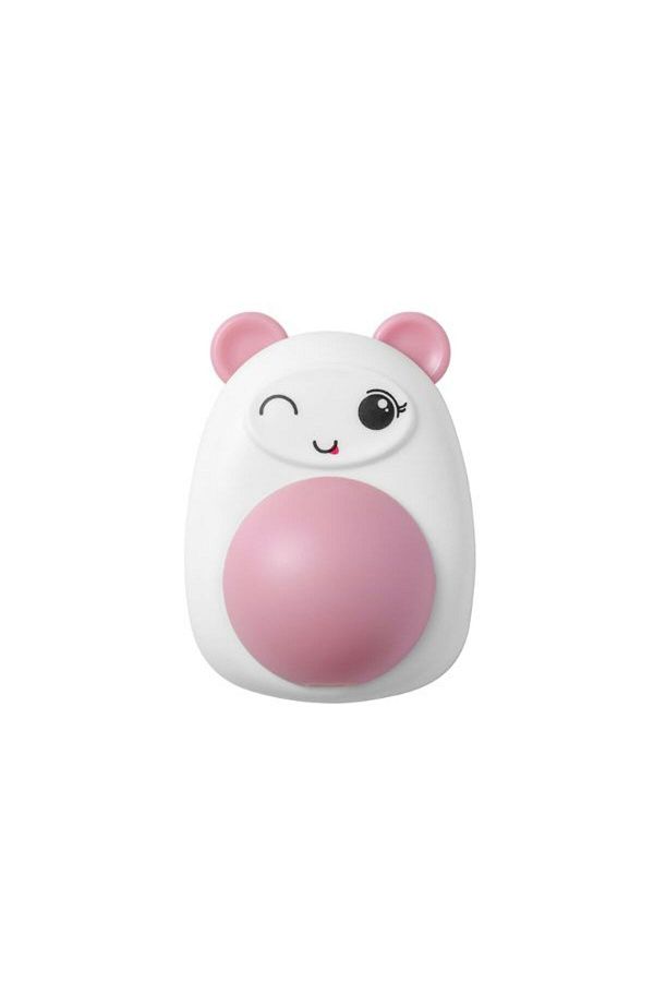Evelise-Interactive toy Teddy Bear Model for kittens with 360° rotating ball made of Catnip grass, 1