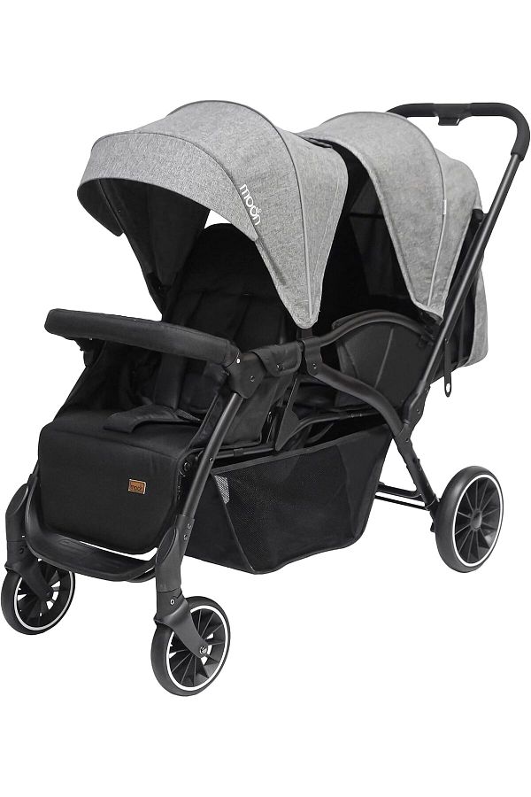 THE MOON-Dois Tandem/twin Stroller – Easyfold Tandem Baby Trolley – Double Stroller 1