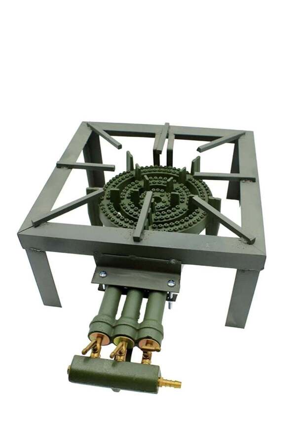 Generic-Gas Burner Stove With 3 Switch Green 1