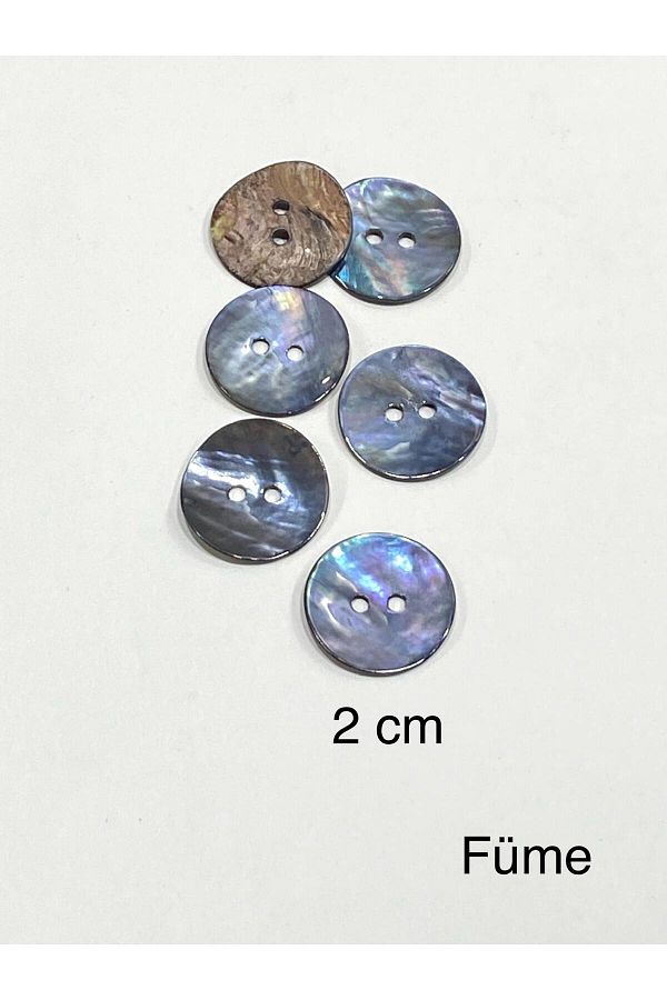 karantuhafiye-Button / Colour Button / Set of 6 / Smoked 1