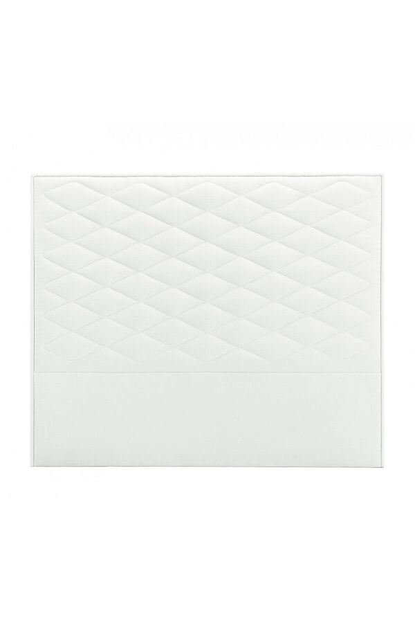 soufa dibaj-H110 | Velvet headboard - White - 200x200 cm 1