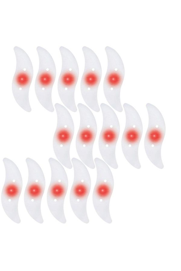 Evelise-Set of 15 LED ambient lights with 3 lighting modes for Bicycle, Red 1