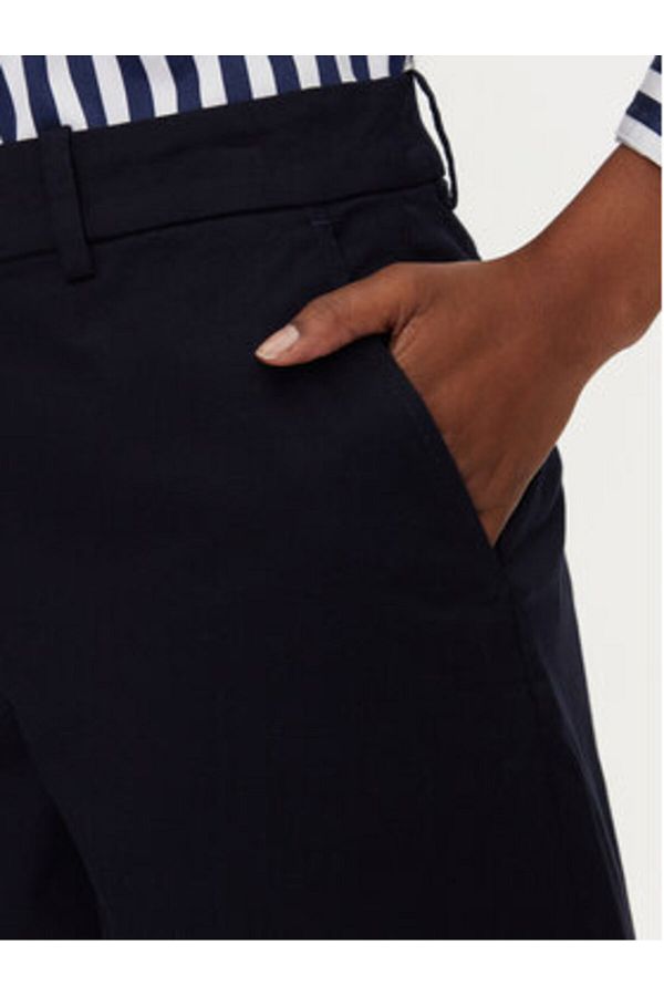 Gant-Women's Fabric Shorts 4020119 Navy Blue 1