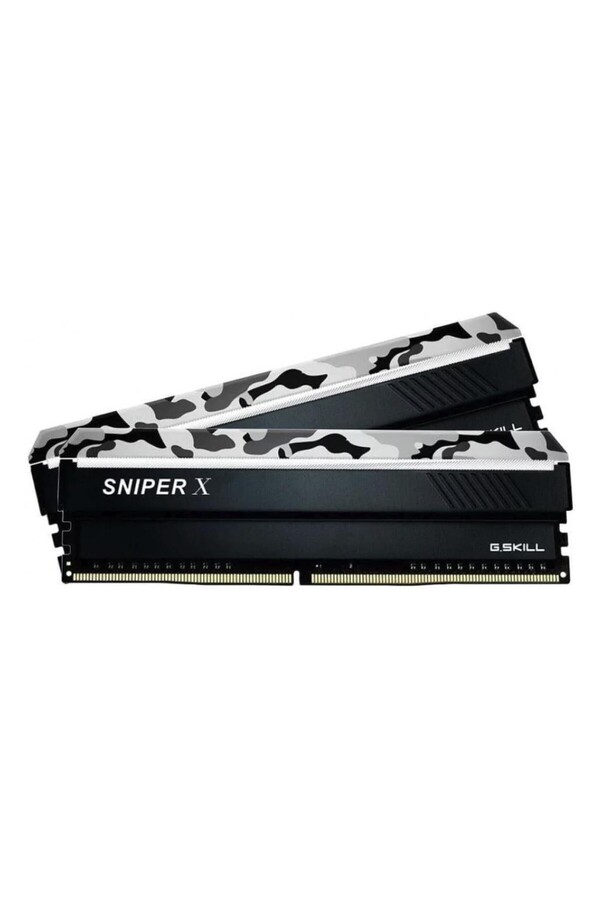 G Skill-SniperX Grey Camouflage 16GB (2x8) DDR4 3600 MHz CL19 Ram 1