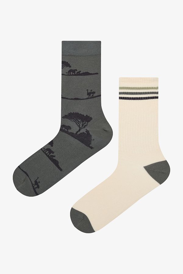 Penti-Herren-Safari-Socken im 2er-Pack in mehreren Farben 1