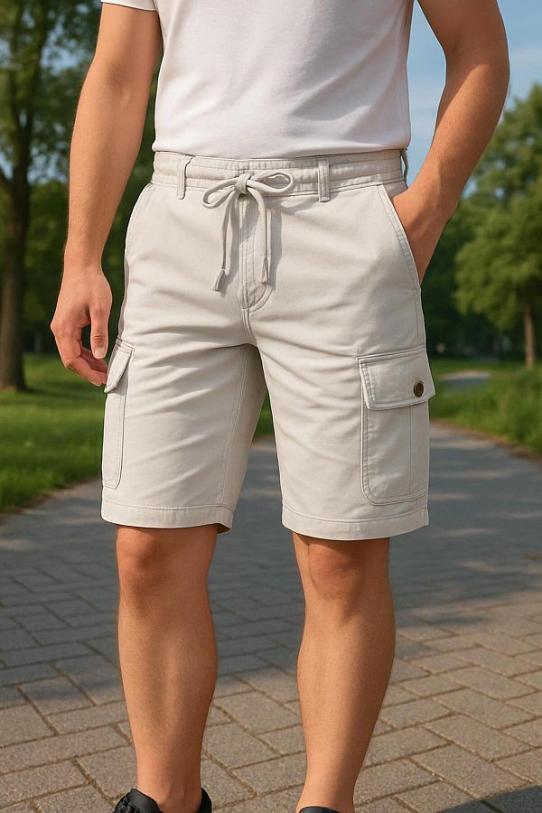 Kevser-Mr. Gi̇Yi̇M Linen Shorts 1