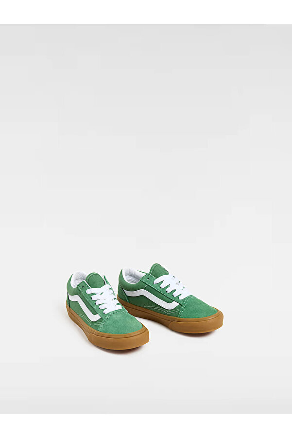 Vans Old Skool Children'S Casual Trainers Vn000Cyvgrn1 Green- Trendyol