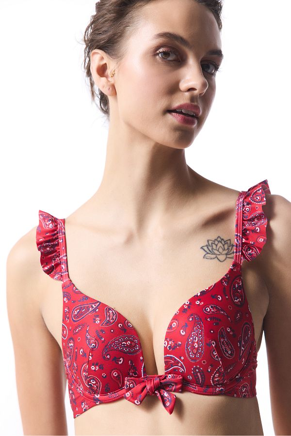 Penti-Bandana Intense Push up Multicolored Bikini Top 1