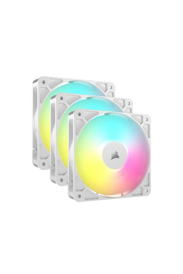 Corsair-Ventilator Corsair RS120 ARGB PWM, ARGB LED, 120mm, 3 bucati (Alb) 1