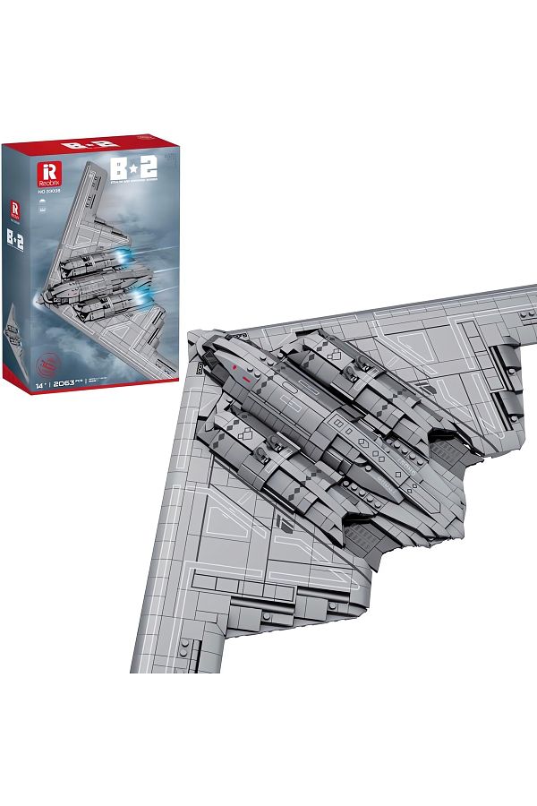 REOBRIX-Us. Northrop B-2 Bomber, Technical Block Building Kit (1977 Parts) 1