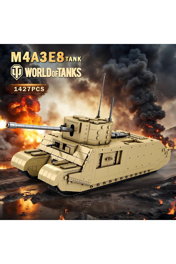 REOBRIX-1/30 Tog Ii Tank, Technical Block Building Kit (1427 Parts) 1