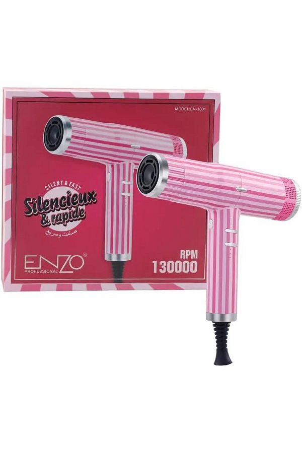 ENZO-EN-1801 High-Speed Ionic Dryer (Pink) - Intl Version 1