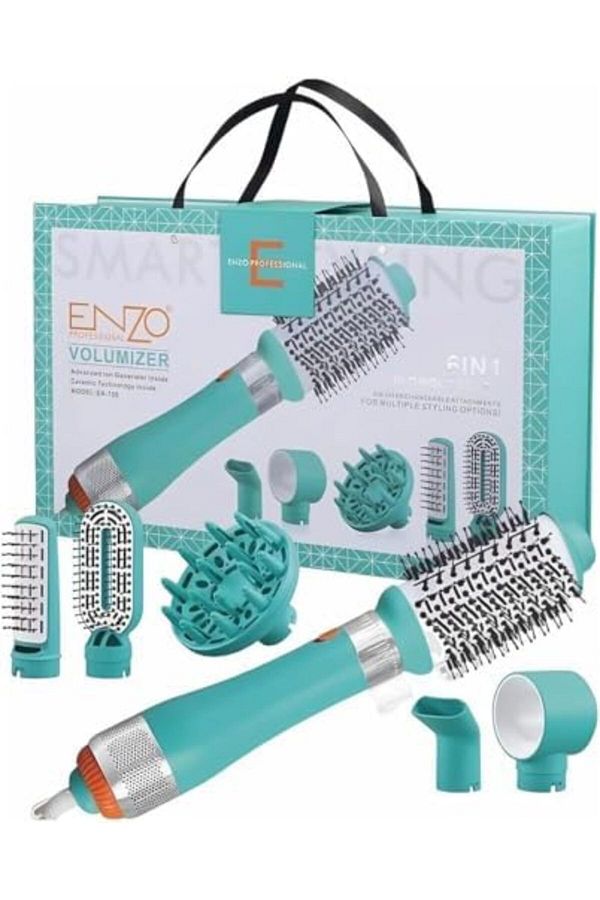 ENZO-EN-750 6-in-1 Volumizing Blow Dry Brush - Intl Version 1