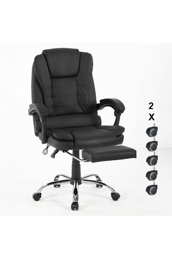Kdhome-Scaun de birou executiv ergonomic KD Home ErgoLux Prime, negru 1