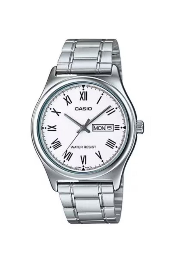 Casio-CASIO Men's Analog White Dial Watch - MTP-V006D-7B 1