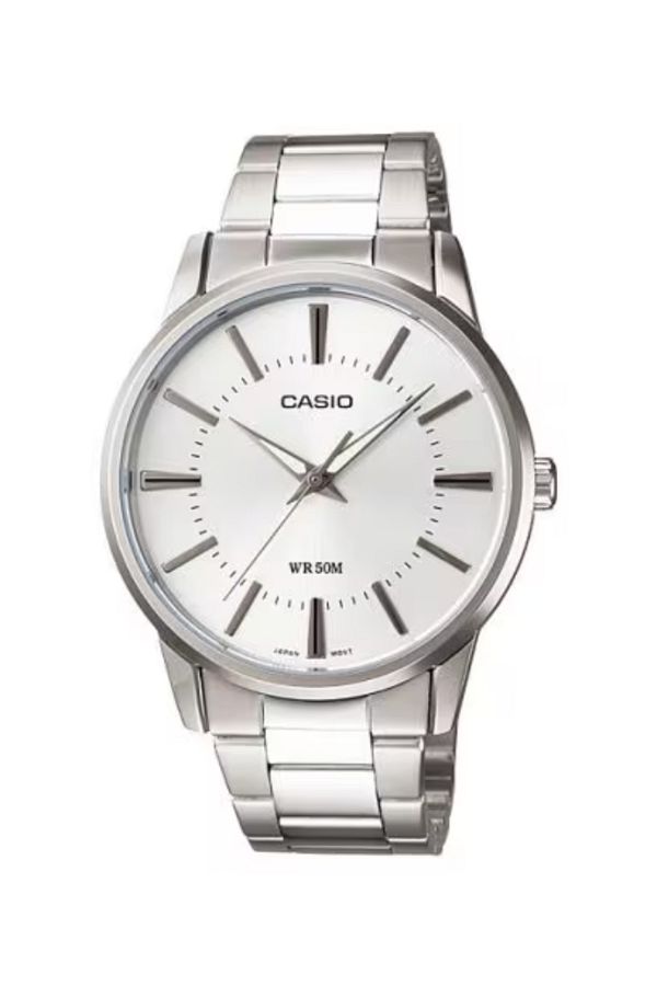 Casio-CASIO Men's Analog White Dial Watch - MTP-1303D-7A 1