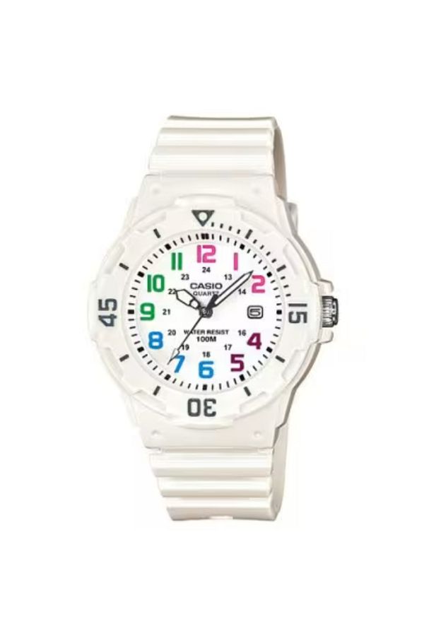 Casio-CASIO Women's Analog White Dial Watch - LRW-200H-7B 1