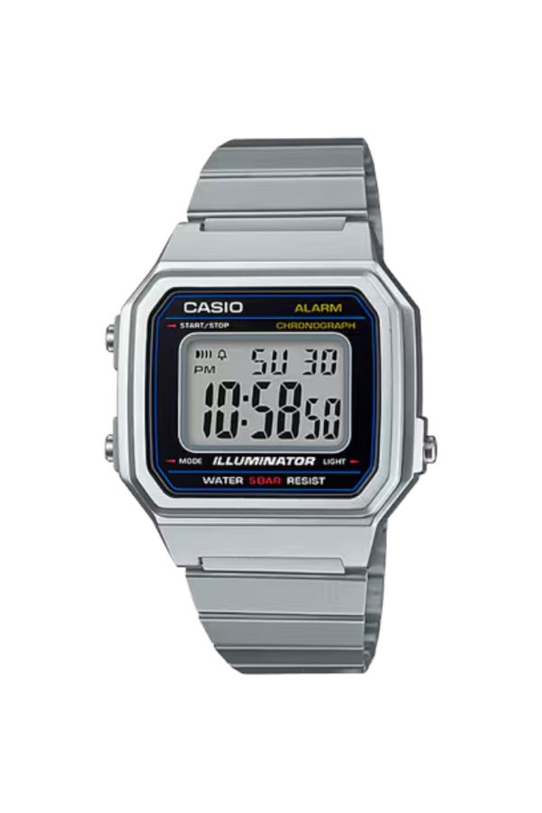 Casio-CASIO Men's Digital Grey Dial Watch - B650WD-1A 1