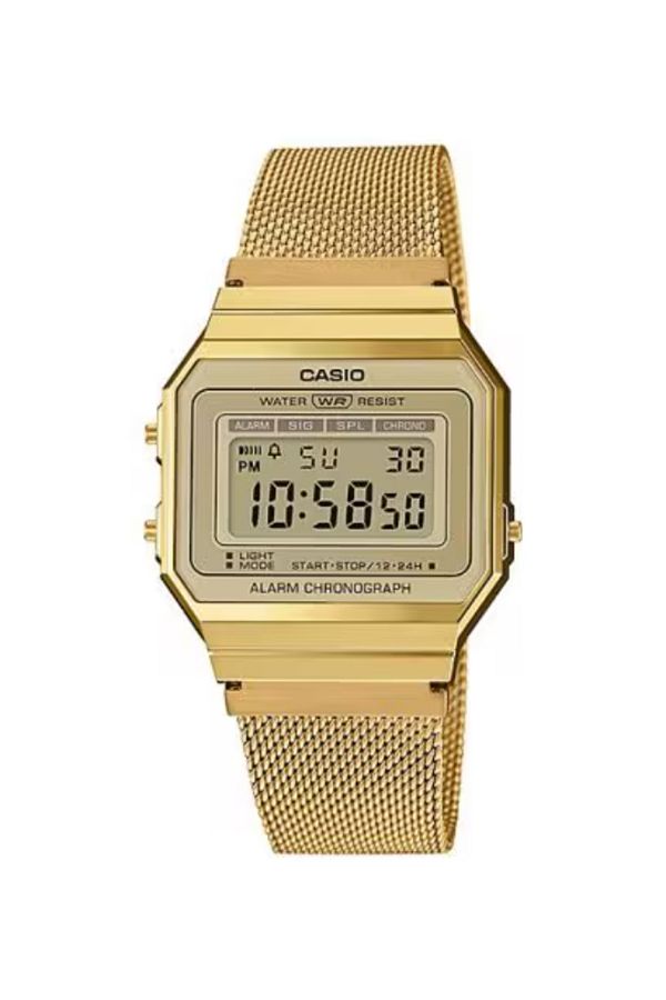 Casio-CASIO Unisex's Digital Gold Dial Watch - A700WMG-9ADF 1