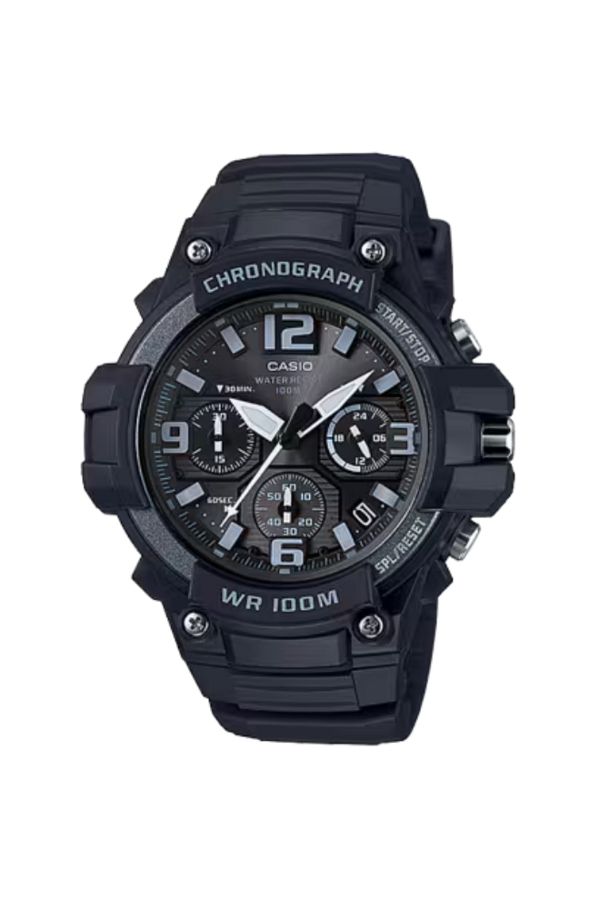 Casio-CASIO Men's Analog Black Dial Watch - MCW-100H-1A3 1