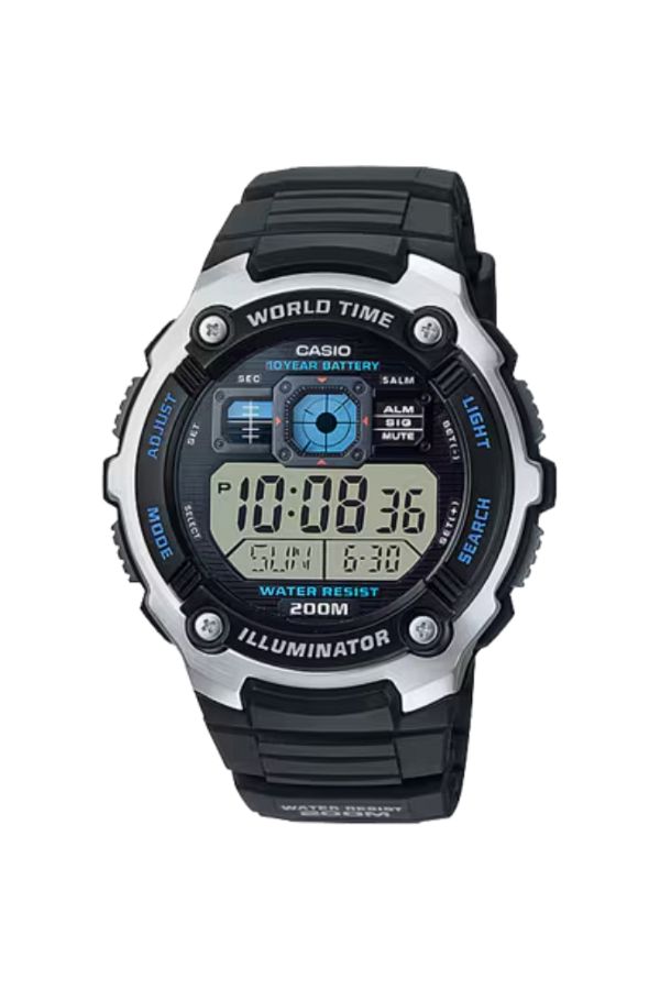 Casio-CASIO Men's DIGITAL Grey Dial Watch - AE-2000W-1A 1