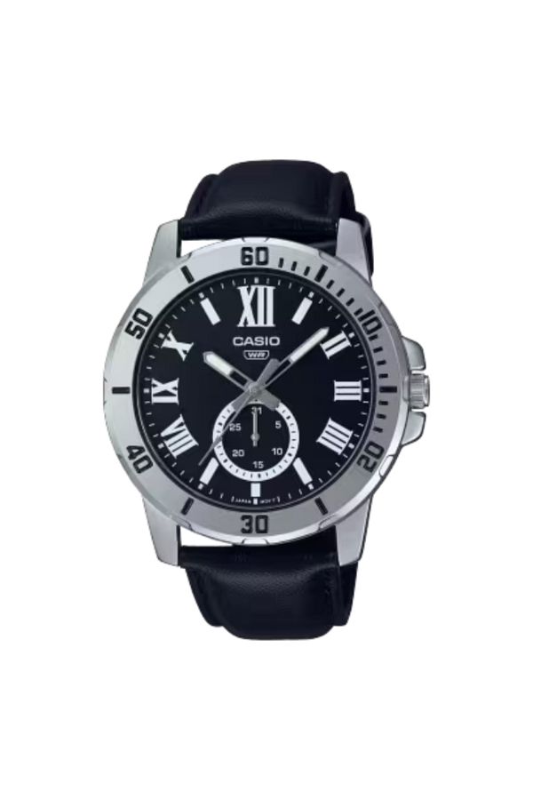 Casio-CASIO Men's Analog Black Dial Watch - MTP-VD200L-1BUDF 1