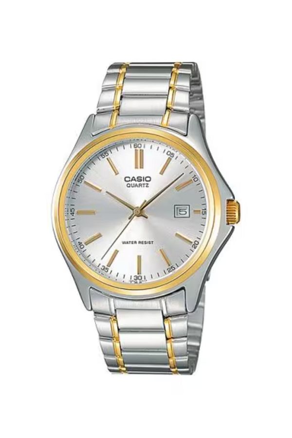 Casio-CASIO Men's Analog White Dial Watch - MTP-1183G-7A 1