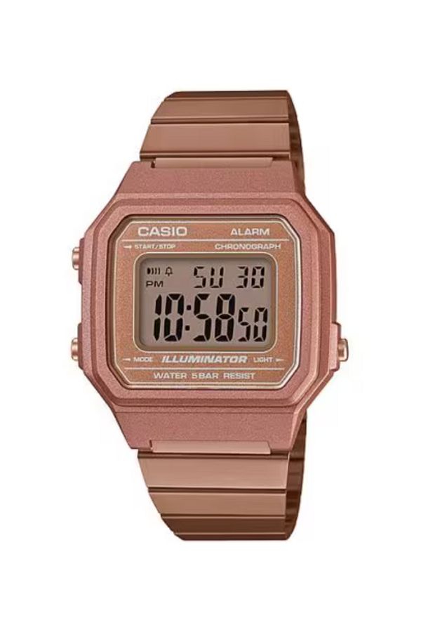 Casio-ساعة كاسيو الرقمية للرجال بمينا رمادي - B650WC-5A 1
