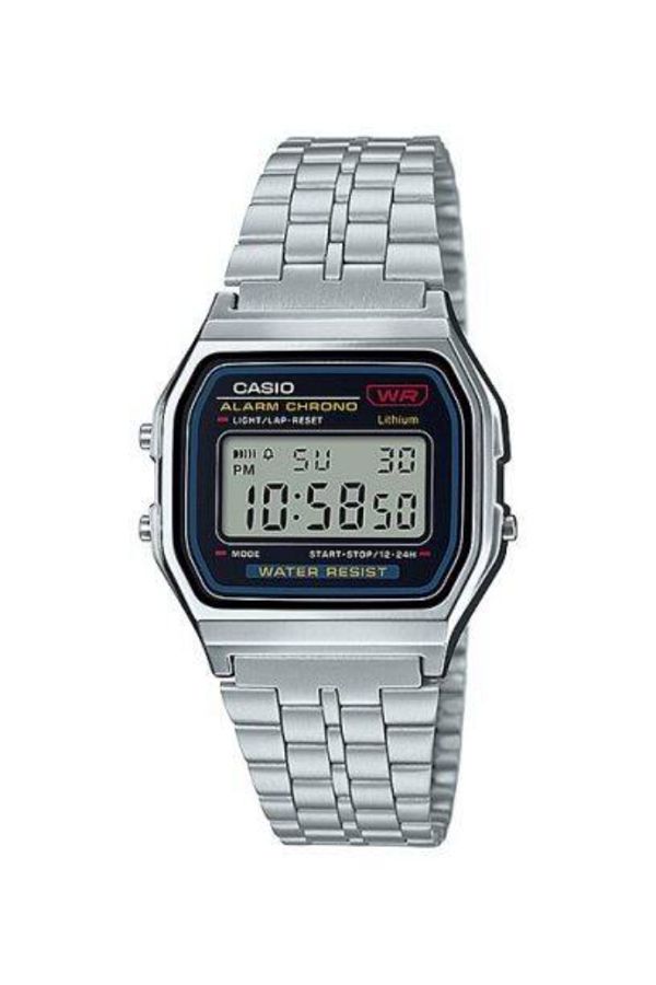 Casio-CASIO Unisex Digital Grey Dial Watch - A159WA-N1DF 1