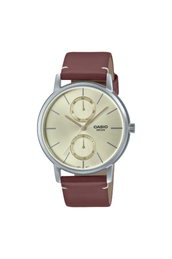 Casio-CASIO Men's Analog Gold Dial Watch - MTP-B310L-9AVDF 1