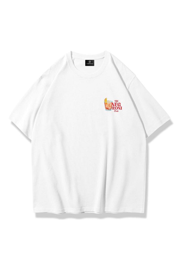 Trendiz-Unisex 101 The Negroni Club Μπλουζάκι στήθος Λευκό 1
