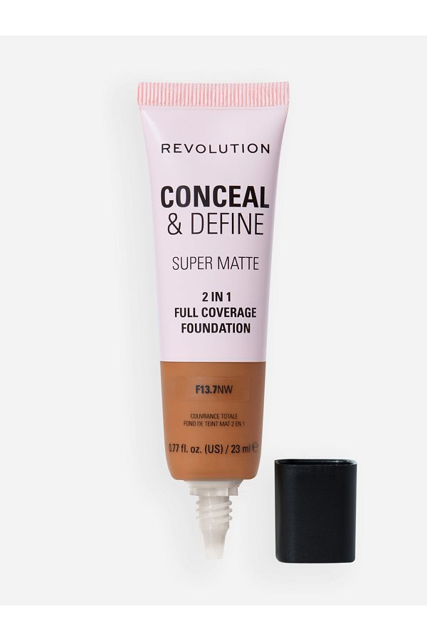Revolution-Conceal and Define Full Coverage Foundation F13.7NW - 23ml 1