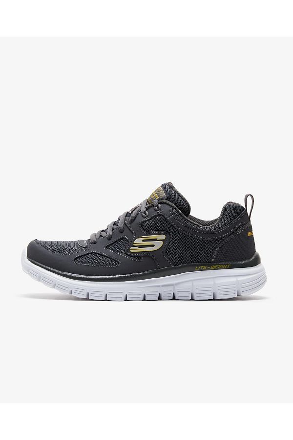 SKECHERS-LITE-WEİGHT QTR OVERLAY W/TWO Pantofi sport gri pentru bărbați 1