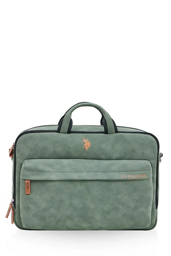 U.S. Polo Assn.-US POLO ASSNPLEVR23625 KHAKI Unisex Briefcase 1