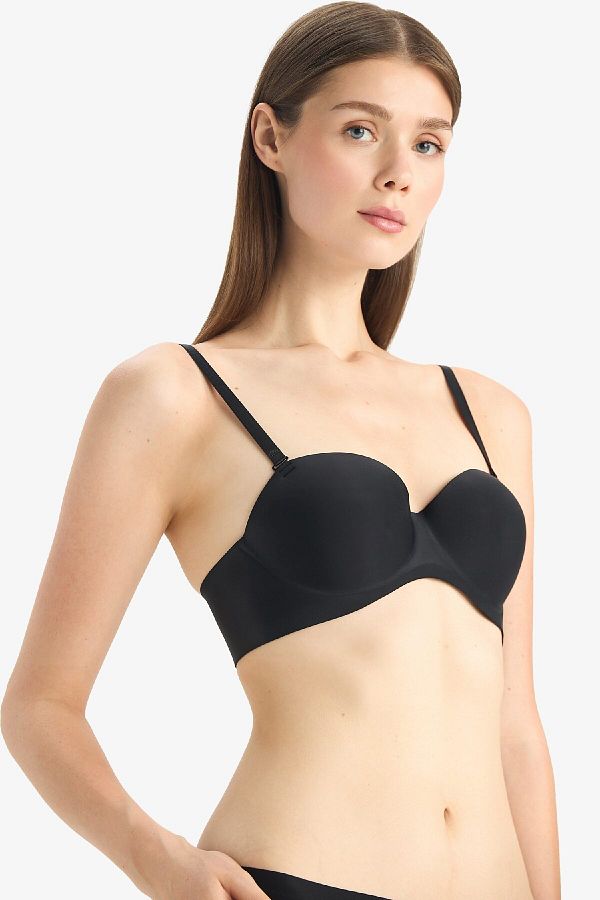 DeFacto-Push up Micro Padded Push up Strapless Bra-Fall in Love C1526Ax25Sp 1