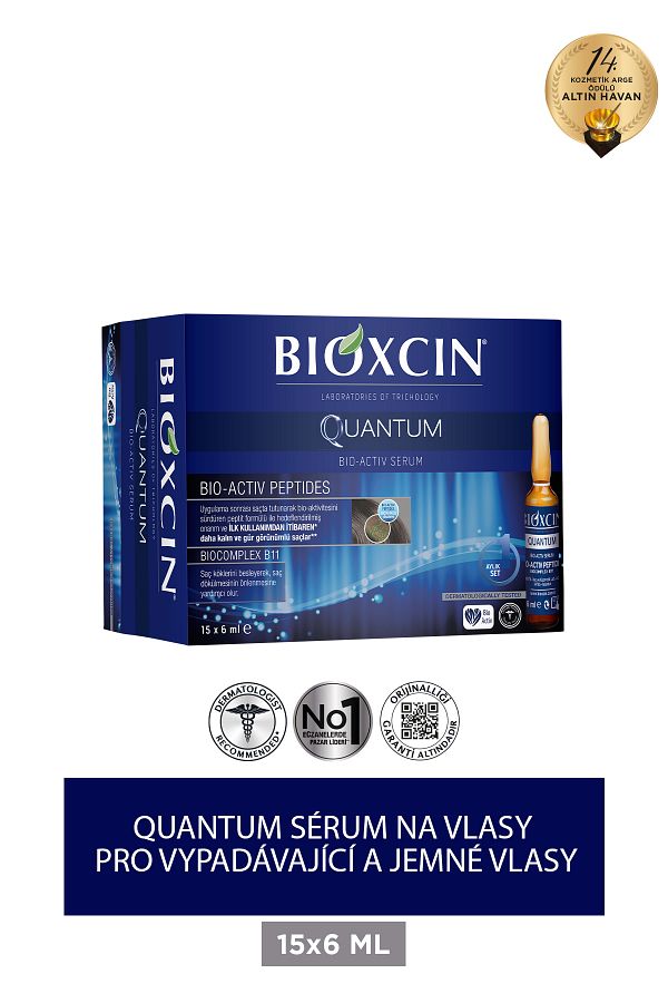 Bioxcin-BIOXCIN Quantum ampulní kúra proti vypadávání vlasů 15 x 6 ml 1