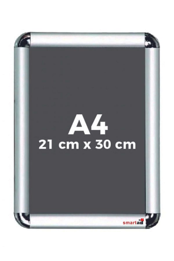 Nurline-A4 Rondo Frame - Poster Frame - Document Frame - Open and Close Aluminum Look Frame 1