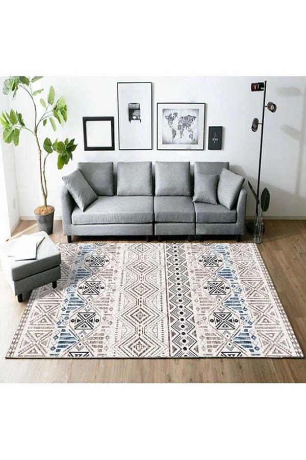 Generic-Rectangular Soft Touch Carpet Combination Multicolour 160x230cm 1