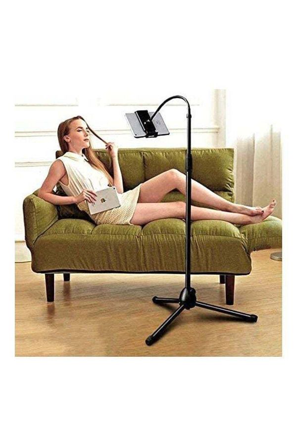 Generic-Adjustable 360° Tripod Mobile Tablet Stand Universal Holder For Phone And Tablet 3.5-1 1
