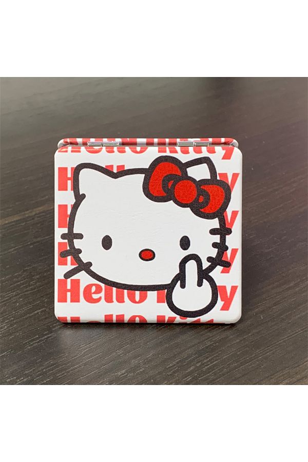 Miniso-HelloKitty-04 Hello Kitty Mirror Portable Small Mirror Hello Kitty Sanrio Portable Folding Mirrors D 1