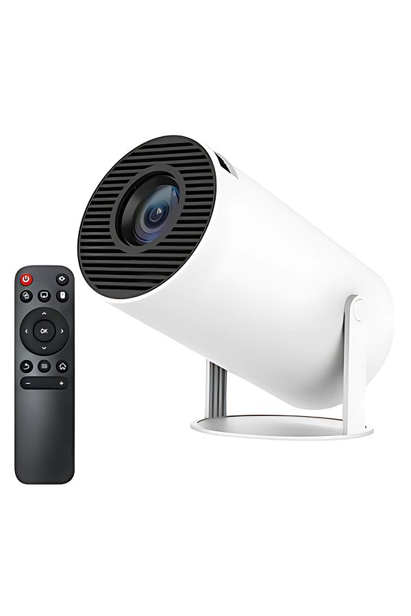varioshop-Castellano® Premium Smart LED Video Projector, Portable, 4K UltraHD, Android 11, Built-in Speaker, 1