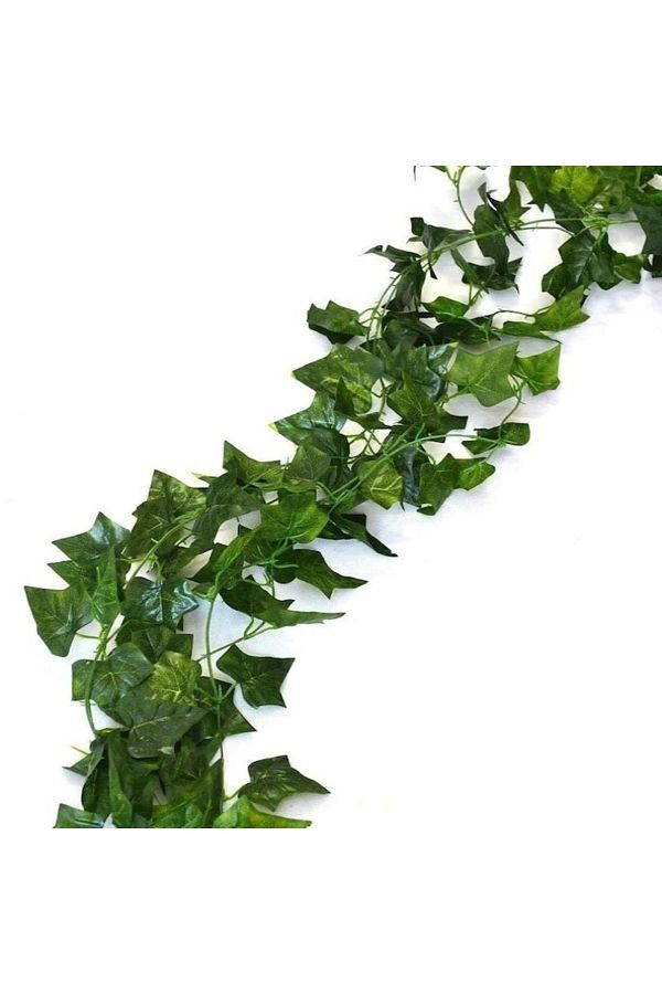 varioshop-Set 3 ghirlande decorative VarioShop®, Model Iedera Artificiala, 81 Frunze/Ramura, Lungime 6.3 m, I 1
