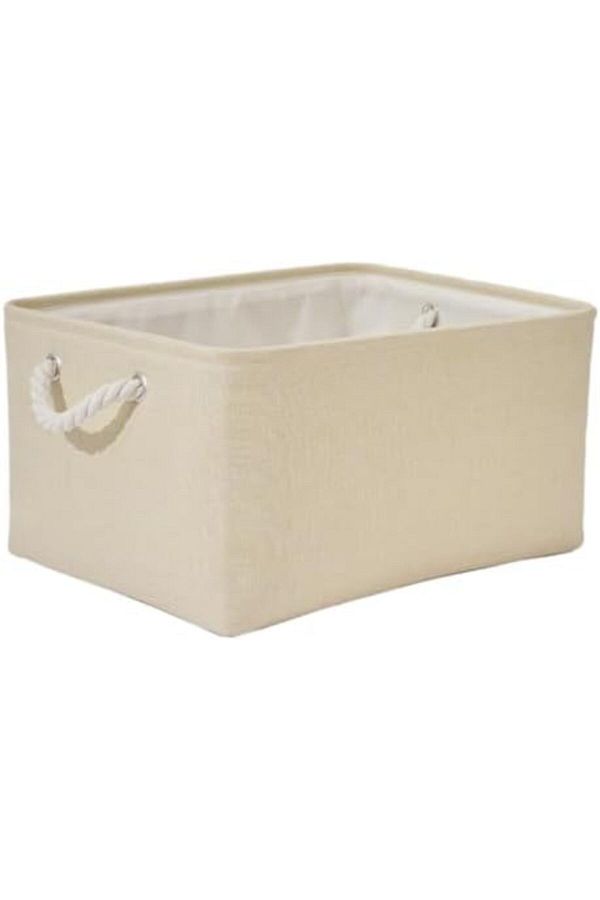 NEXIFY-Collapsible Rectangular Storage Basket with Handles, Storage Bins Organizer Basket Used for Org 1