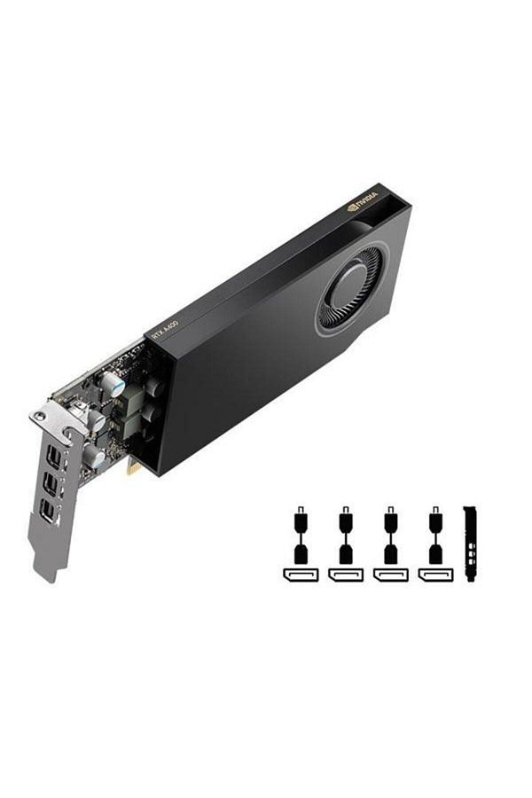 PNY-Rtx A400 4Gb Vcnrtxa400-Sb Gddr6 64Bit Mdp Pcie 4.0 1