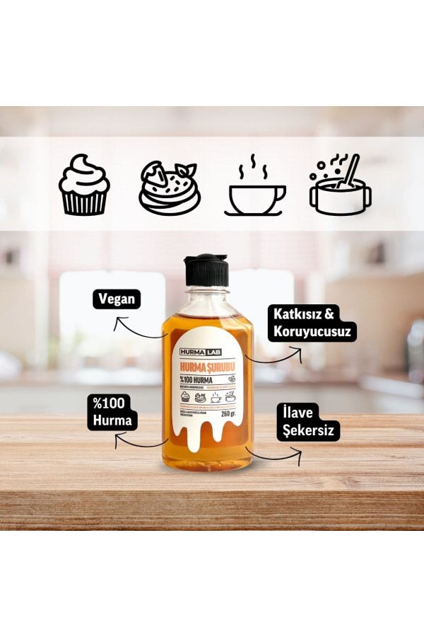 HurmaLab-100% Date Syrup 260 Gr 1