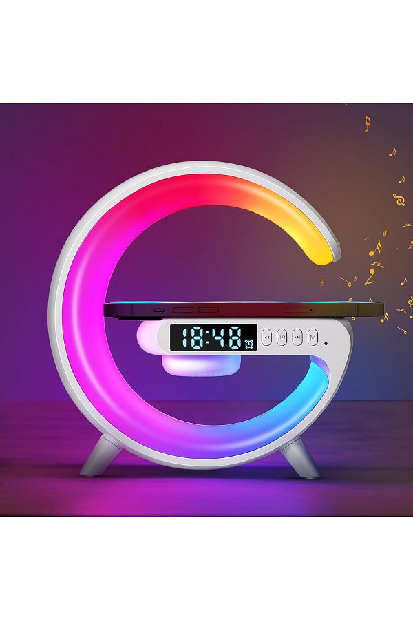 Primo Plus-Wireless Charger Atmosphere Lamp, Intelligent LED Table Bluetooth Speaker, App Control 1